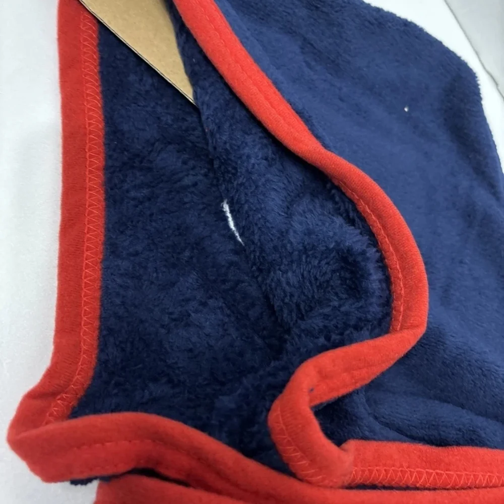 Houston Texans NFL ultra fleece hoodie scarf One Size New With Tags Blue Red NWT